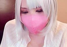 is this cute ladyboy masturbating live for you?