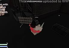 Found this precious girl and had fun in roblox criminality condo