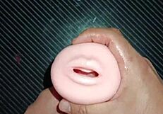 Ever seen Kissy give a quick blowjob before filling her up with creampie?