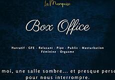 Box office - gentle blowjob public gfe french firty talk