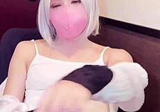 is this cute ladyboy masturbating live for you?