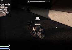 Found this precious girl and had fun in roblox criminality condo