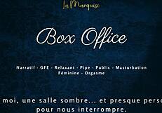 Box office - gentle blowjob public gfe french firty talk