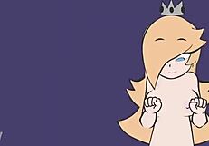 The charming princess Rosalina is having an intimate encounter