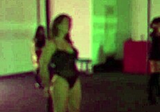 Pov doctora dances on pole showing off curves in hospital setting