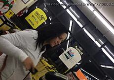 Two Moms Shop Hidden Candidly