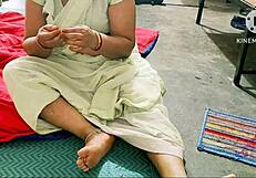 Yo, check this Indian desi bhabhi banging boys hard doggystyle.