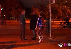 lady medusa as harley quinn moans during deepthroat blowjob with big cock