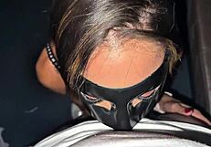 Carnaval Swing Party - Brunette with Small 18+ Waist Gives Juicy Pussy with Plug