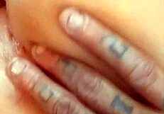 teasing with my ass, he rips leggings and fucks me hard