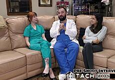 Good Moaning: Ditria Rose Spreads for Backstage Vibrator Masturbation