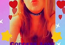 Submissive slut obeys goddess milf mistress in teasing BDSM session with music.