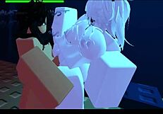 Roblox Slut Craves More, Showing Off Big Tits And Juicy Ass!