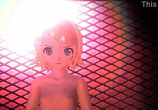 Kagamine Rin from Tokyo Teddy Bear Project Diva features a full nude mod.