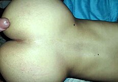 Latina quickie with big hairy pussy