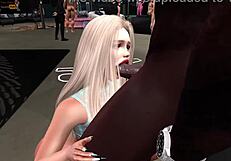 Catalina, how about you suck this big black cock and swallow every drop?