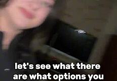 big dose of cum for her throat as she swallows and gags