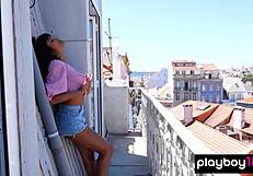 asian hottie angel constance balances sassy sexy and fun