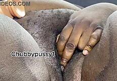 I just can’t resist playing with my fat pussy solo