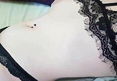 Teen amateur moans during foot licking and tit play masturbation.