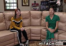 freshman gets mandatory hitachi orgasm - ditria rose