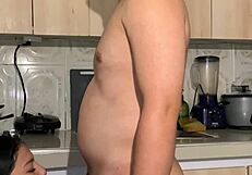 Stepmother wants kitchen fucking