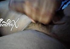 Got horny watching anime? Started jerking off in bed!