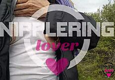 Kinky Mother Flashes Pierced Nipples Outdoors