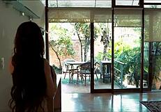 Sexy Pornstar Luiza Marcato Masturbates Solo With Her Wet Shaved Pussy