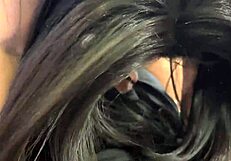 Hey, caught curvy brunette sucking and riding nonstop!