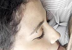 Neighbor starts morning with blowjob and facial