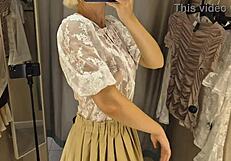 Is This Sexy Crossdressing Flashing in See-Through Clothes at the Mall Too Provocative?
