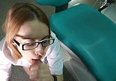 Doctor's Passionate Facial Cumshot