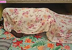 intense anal creampie under sheets