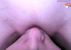 The guy licks the girl’s pussy until she comes, using his tongue to bring her pleasure