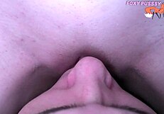 Eating Wet Trimmed Pussy Until She Orgasms on My Tongue