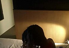 Mature fit mistress performs striptease, undressing and ripping clothes