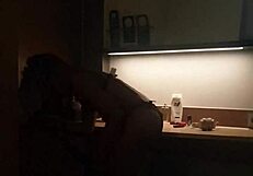 Mature fit mistress performs striptease, undressing and ripping clothes