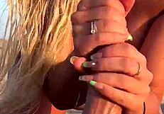 Hot Blonde Craves Deepthroating a Massive Cock in Compilation