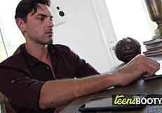 Sarah, suck my big cock now