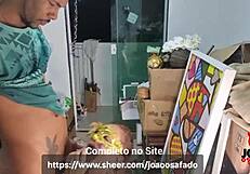 Latina Blowjob Leads To Creampie!