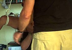 intense bdsm session with fisting and hogtied milf