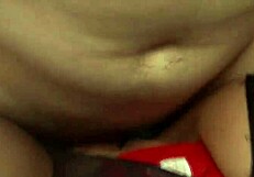 cute babe luna feels intense pleasure in black pantyhose on valentines day