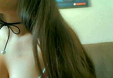 Look At This Student Lubing Her Boobs And Masturbating!