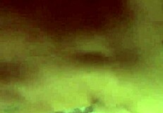 Tattooed blonde bends over in bold pose