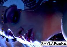 Latina Nerd Exhibits in Outdoor Park