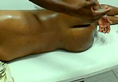 Pajean has a trans woman in a massage session