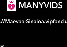 Maevaa sinaloa gets fucked like a whore outdoors, pussy filled with cum.