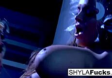 Latina Nerd Exhibits in Outdoor Park