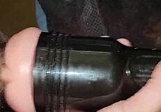 want to see my fleshlight stroke session with a monster cock cumshot?